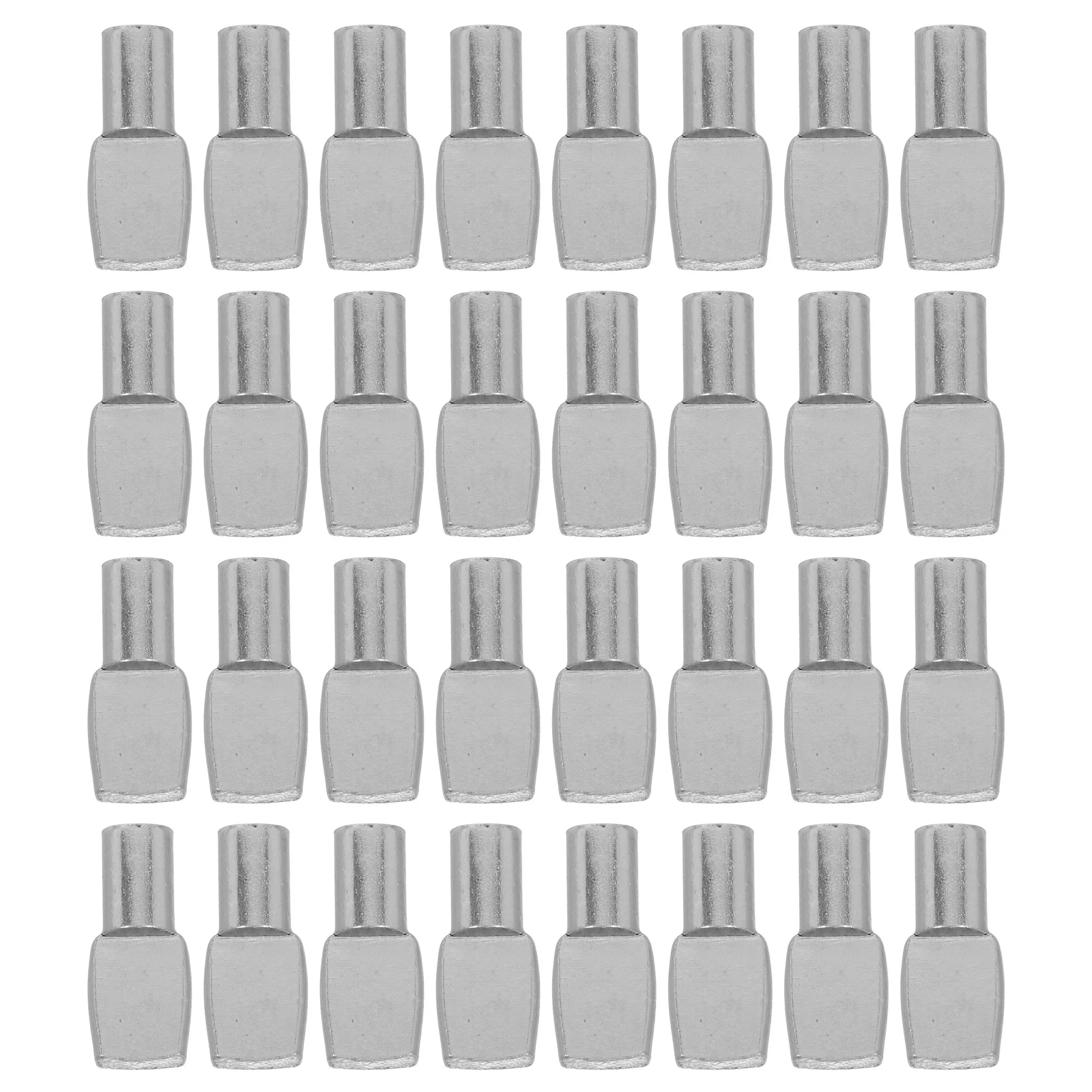 

100Pcs Nonslip Glass Shelf Support Pegs Easy Install for Bookcases Cabinets Wardrobes No Tools Required Glass Support Bracket