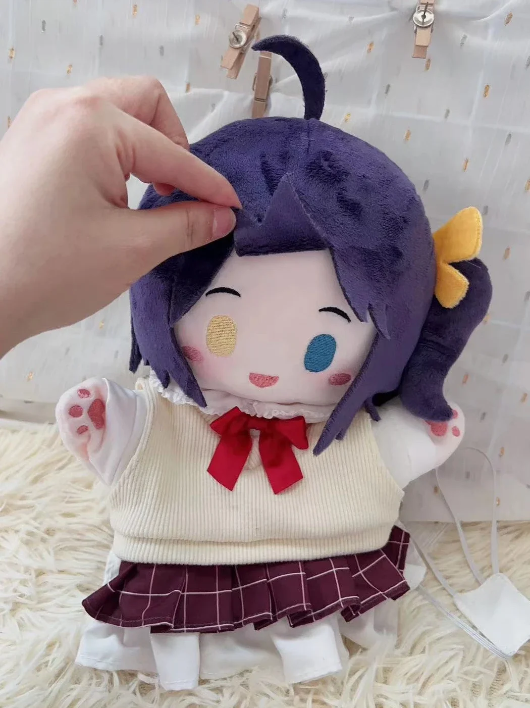 25cm Anime Pacynki Lalki Love Chunibyo Other Delusions Takanashi Rikka Kawaii Cosplay Pluszowe Figurki Zabawki Prezenty Dla Przyjaciół