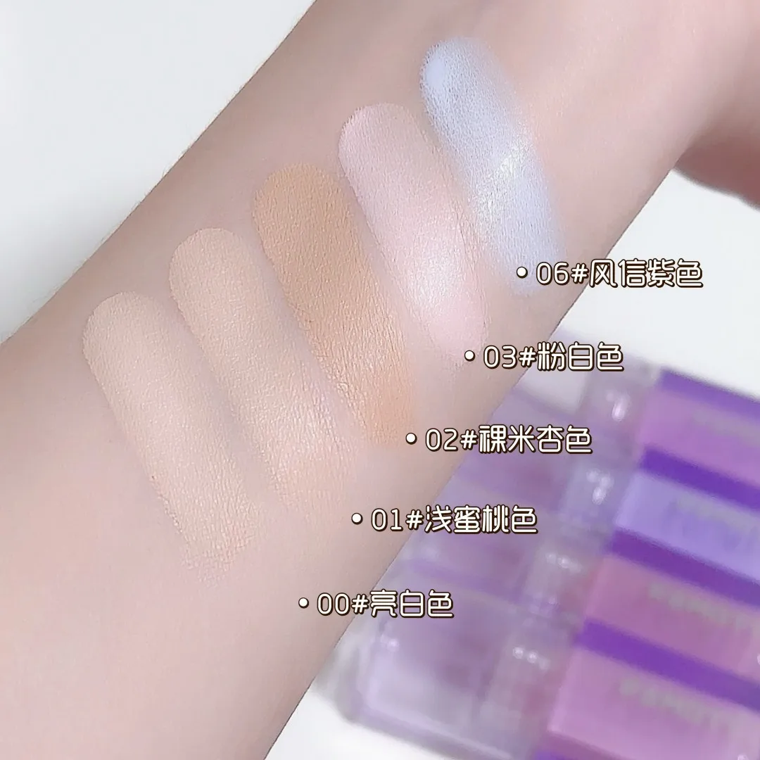 FAMOTY Water Velvet Highlight & Concealer - Fórmula hidratante, ilumina el área debajo de los ojos y oculta imperfecciones