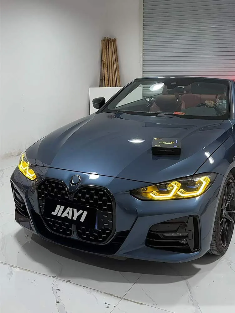 fOR  BMW G22 G23 G26 G80 G82 M3 M4 i4 Series DRL RGB Yellow & White LED Panel Daytime running lights