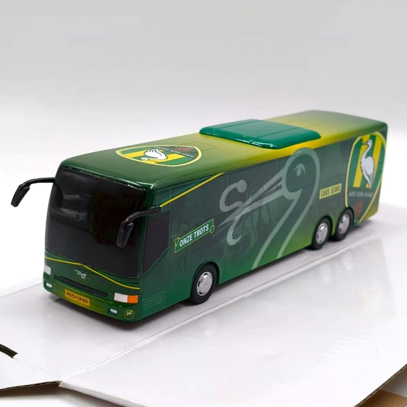 Diecast 1/43 Scale Player Bus Alloy Simulation Car Model Static Collection Decorated Holiday Gifts Toys Souvenir Gift