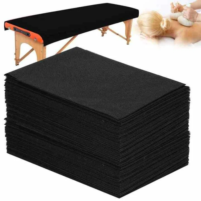 50/100pcs Disposable Salon Bed Sheets Non-Woven Fabric Waterproof Oil-Proof Massage Therapy Spa Beauty Treatment Sheets