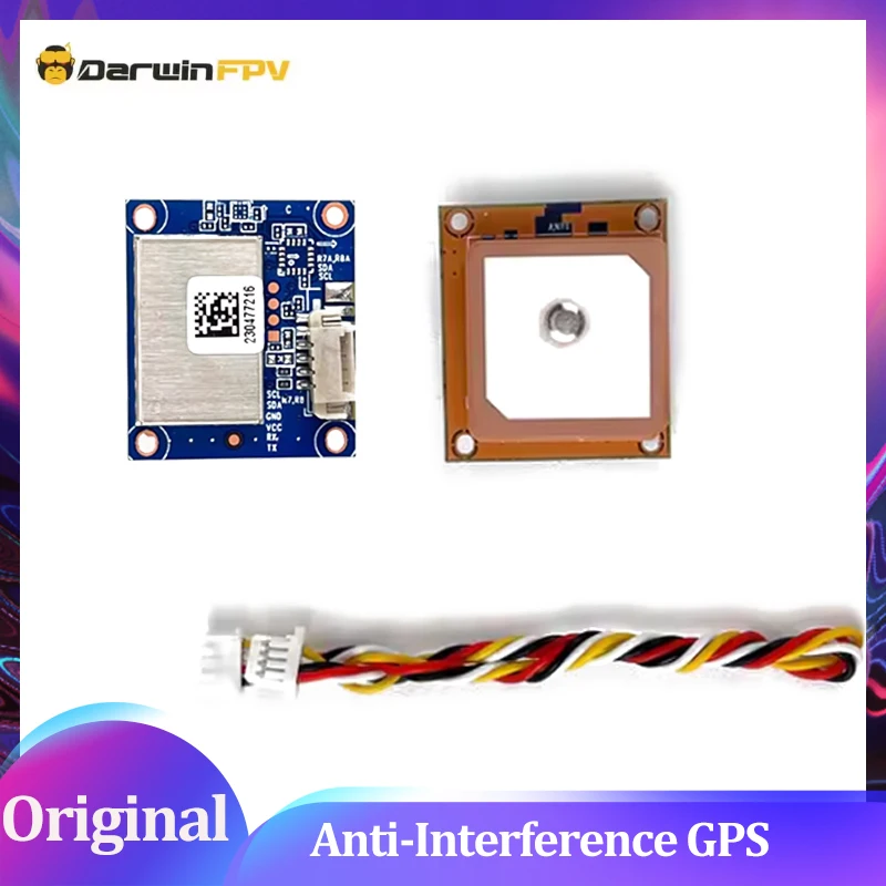 

Модуль GPS-дрона DarwinFPV с защитой от помех и FLASH для радиоуправляемого дрона FPV