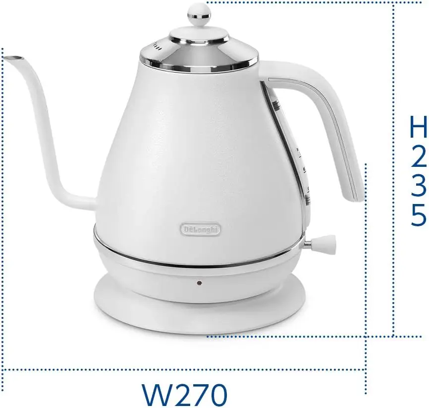 KBOE1220J-W [Aikona Electric Cafe Kettle 1L Peaceful White] Japan Domestic 100V