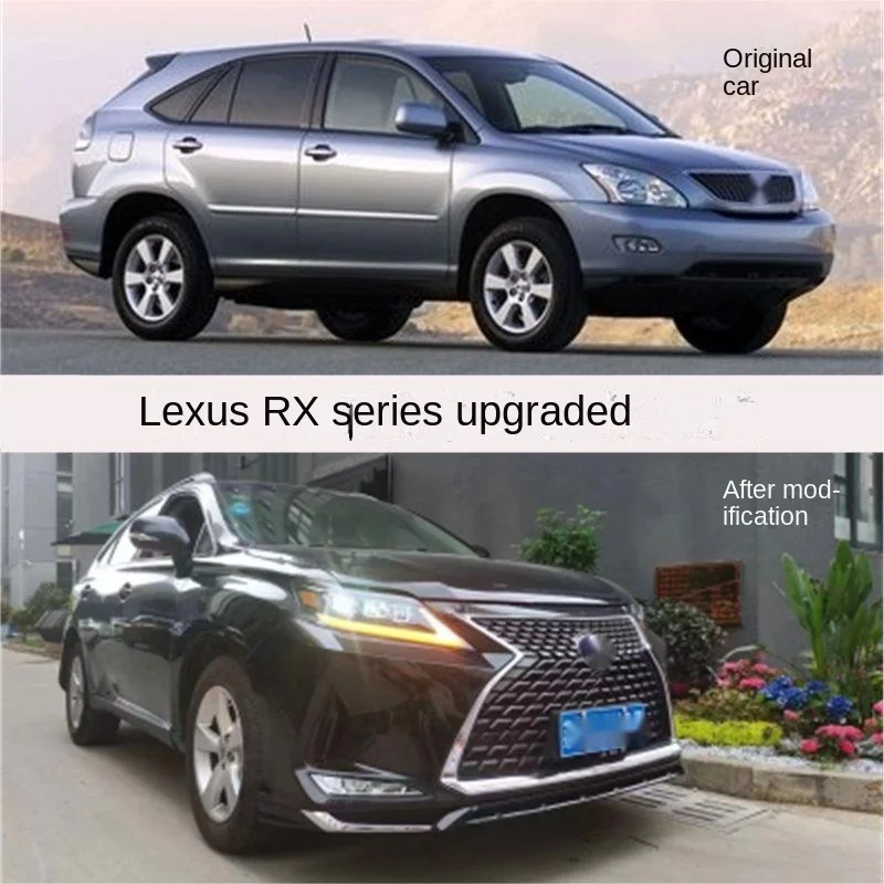 It is suitable for Lexus RX270NX200ES200IS200 old model upgrade to new RX300 RX350 front bar center screen headlights rear bar t