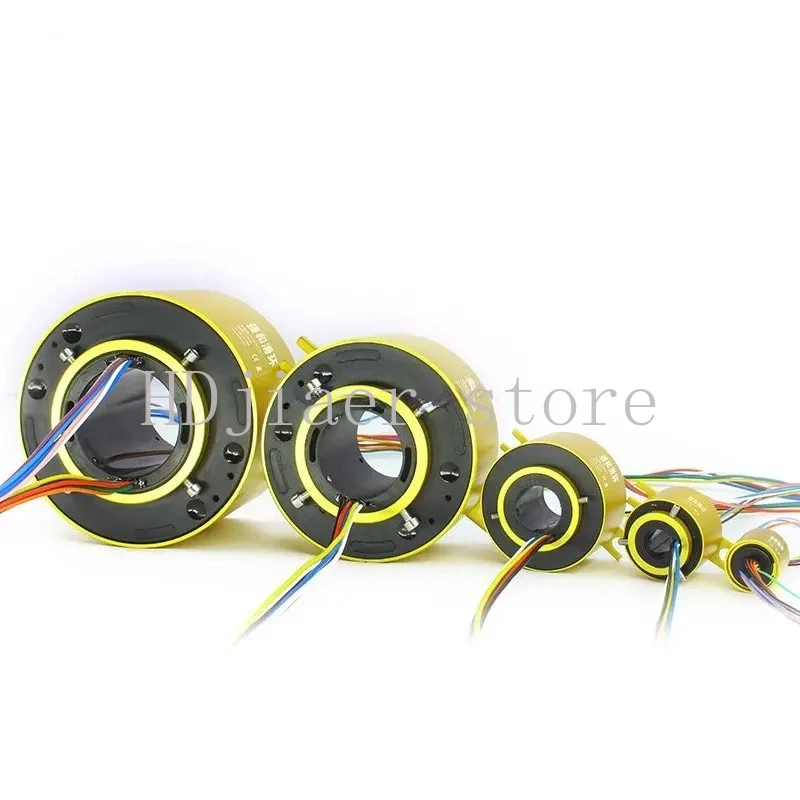 

Slip Ring Through Hole Conductive Slip Ring Hollow Collector Ring Inner Diameter Conducting Ring 2 46 8 12 Road Rotary Joint