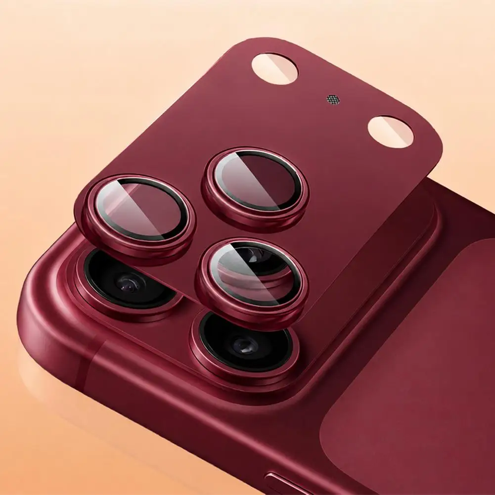Protective Film For iPhone 18 17 Pro Max/iPhone 17 Pro/17 Full Coverage Ultra-Thin Camera Lens Protector Metal Frame New