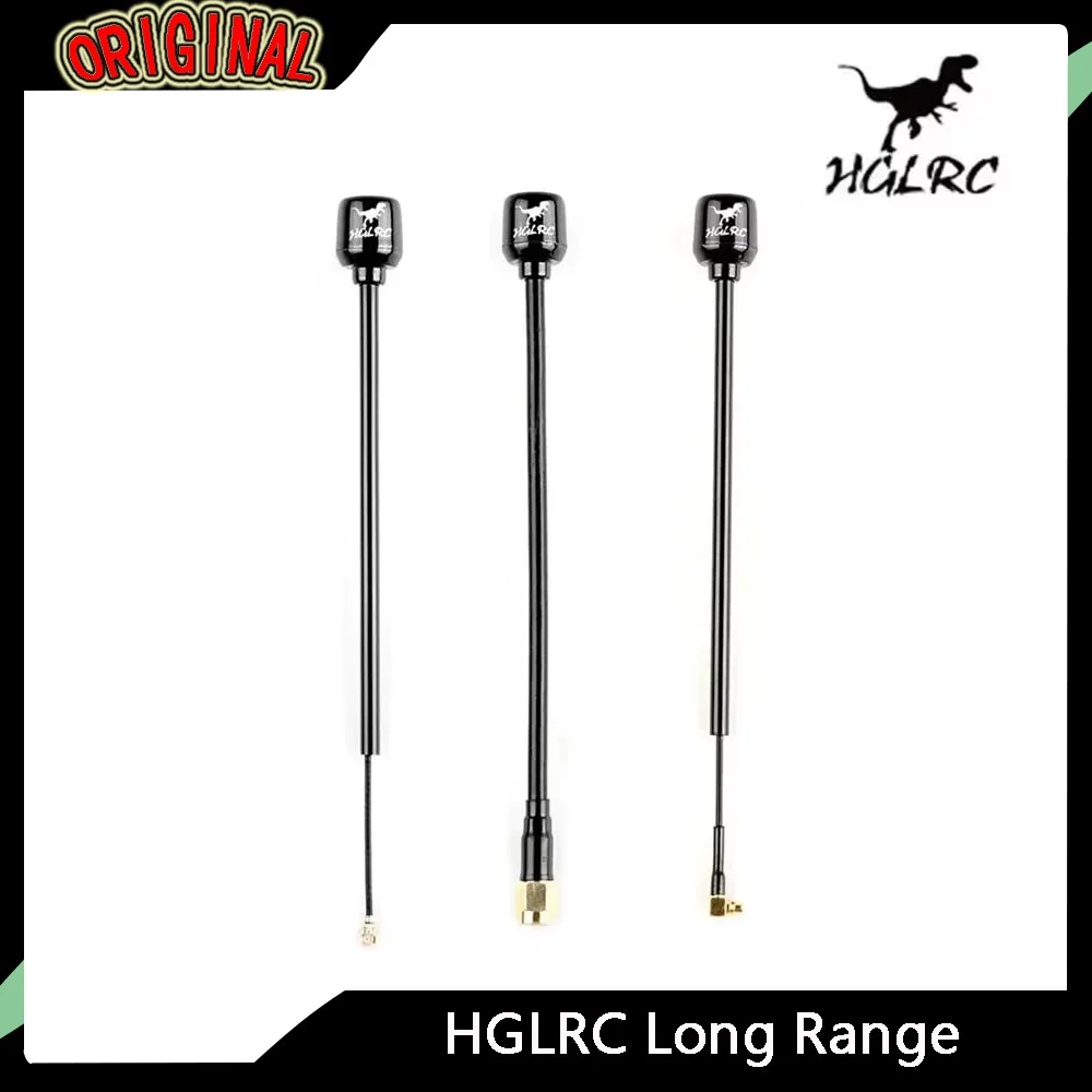 

1/2 шт. HGLRC мини-молотковая антенна дальнего действия (5,8G, 2,5 дБи, 135 мм) - угловой разъем SMA/UFL/MMCX, RHCP/LHCP | Для гоночных дронов FPV
