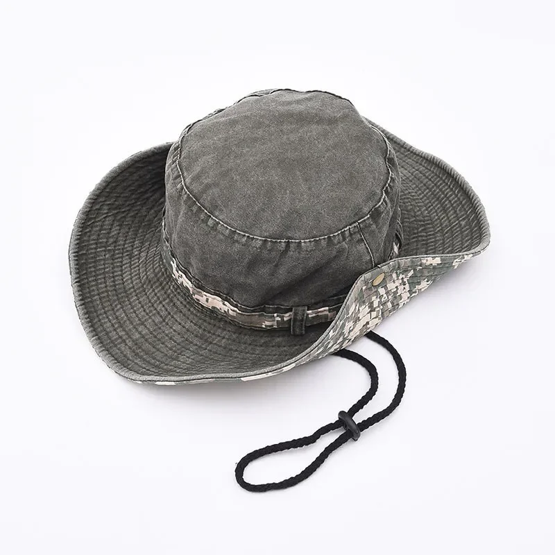 2024 Four Seasons Cotton Solid Bucket Hat Fisherman Hat Outdoor Travel Sun Cap For Men And Women 154