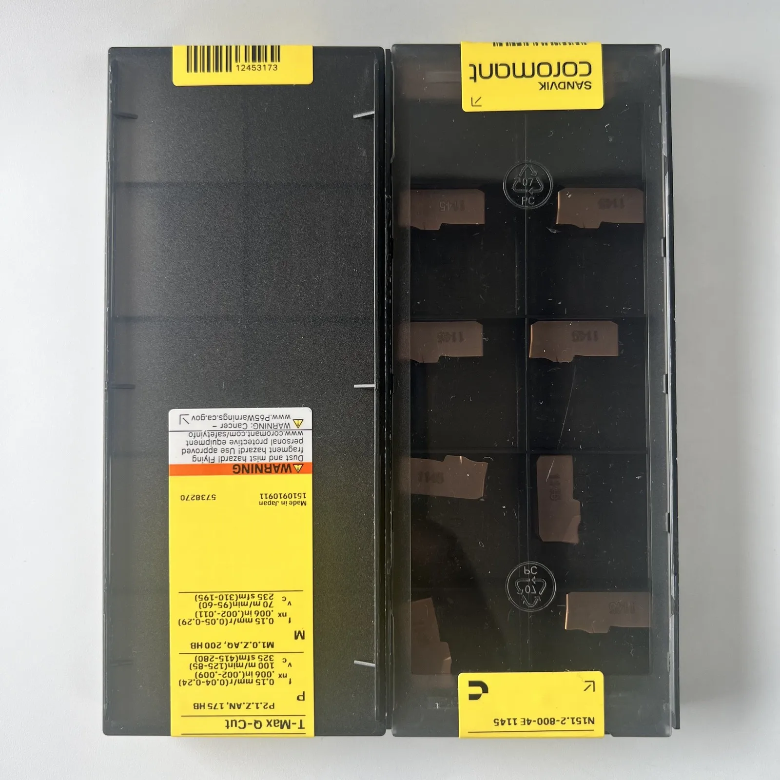 

SANDVIK / N151.2-800-4E 1145 / Original Swedish hard alloy blade 10 Pcs