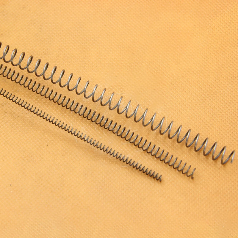 สปริงอัดรูปตัว Y แบบขด 2 ชิ้น ความยาว 1 เมตร เส้นผ่านศูนย์กลางลวด 1.5 มม. เส้นผ่านศูนย์กลางภายนอก 8-30 มม. ความยาว 1000 มม. สปริงแรงดัน