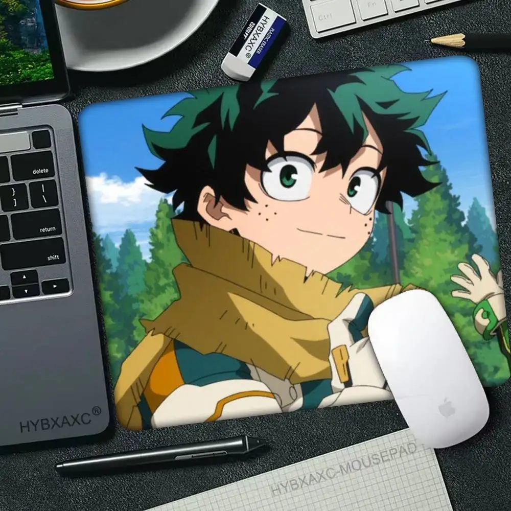 

Коврик для мыши в стиле аниме My Hero Academia, маленький коврик для мыши LockEdge для геймеров, коврик для компьютерного стола, прямоугольный противоскользящий резиновый коврик