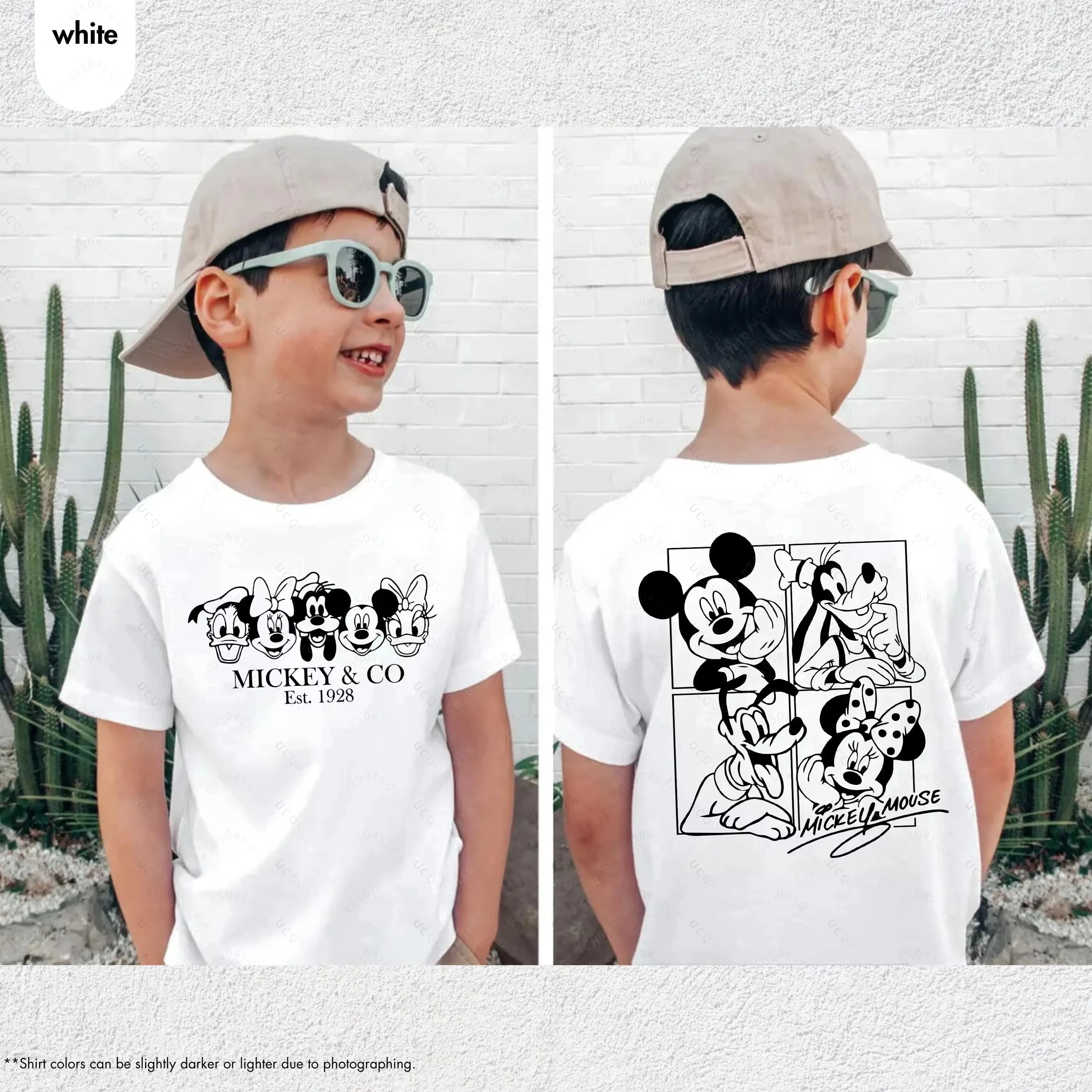 

Новая детская футболка Hi My Friend с изображением Микки Мауса, удобная цветная футболка Disney для семейных путешествий, футболка для родителей и детей, футболка для отпуска с Микки Маусом