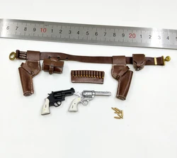 1/6 DID A80164 WWII Series US. Soldier General Smith Patton Waist Belt Weapons Model Holster Leather Bag Accessories For Fans