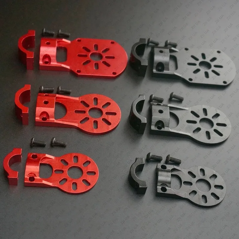 CNC Lightweight Multi-Axis Motor Seat for Carbon Tube Compatible with 12mm 16mm 18mm Durable Multi-Rotor Aircraft Parts
