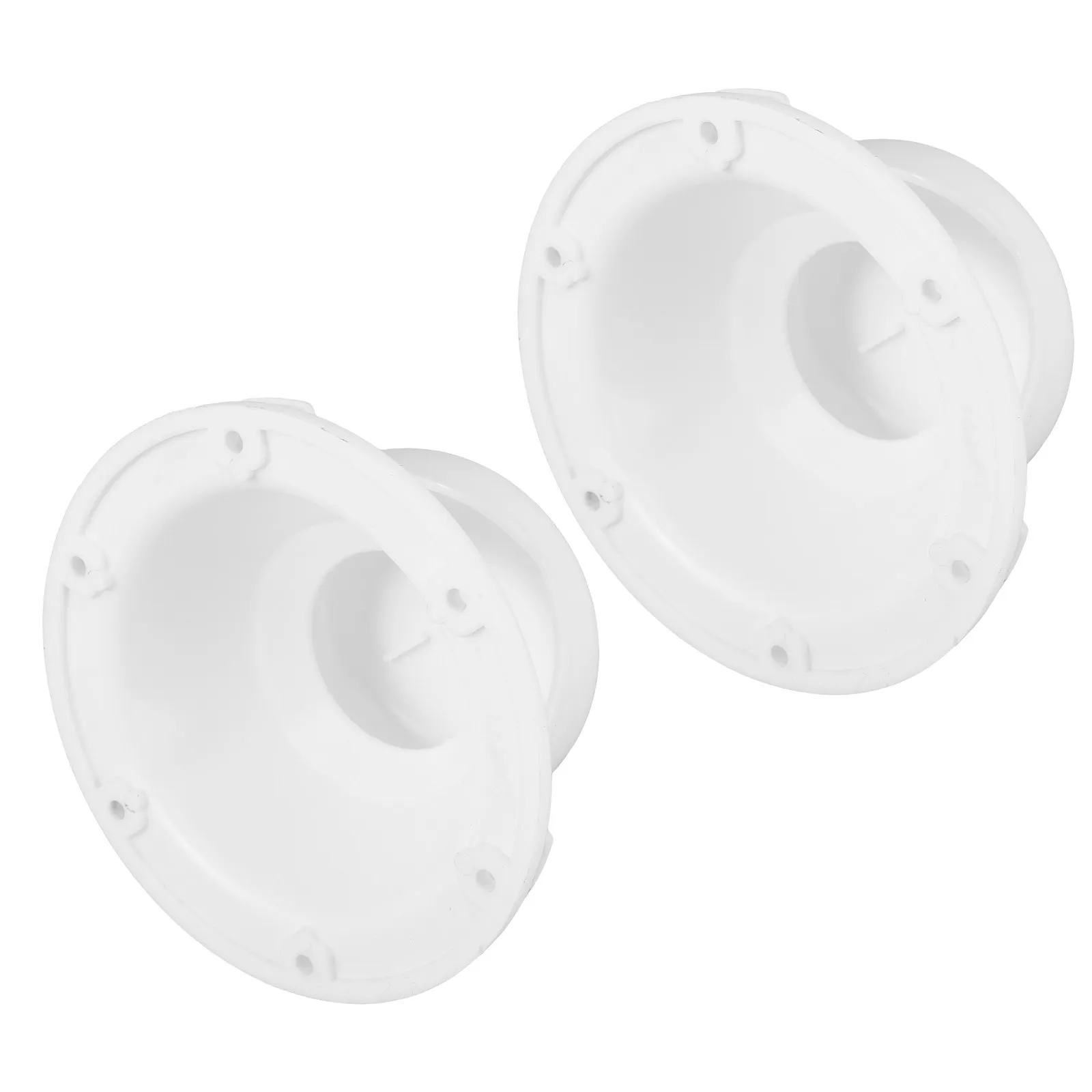 

2Pcs White Rv Roof Vent Cap Replacement Mushroom Shape Trailer Vent Cover Waterproof Motorhome Airflow Protector
