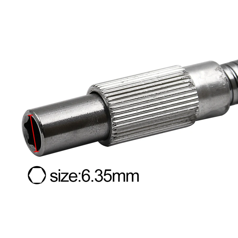 Asta di prolunga per albero flessibile da 1/4 "connessione per tubo flessibile da 200/300mm speciale per strumento di trapano ricaricabile con punta per cacciavite elettrico