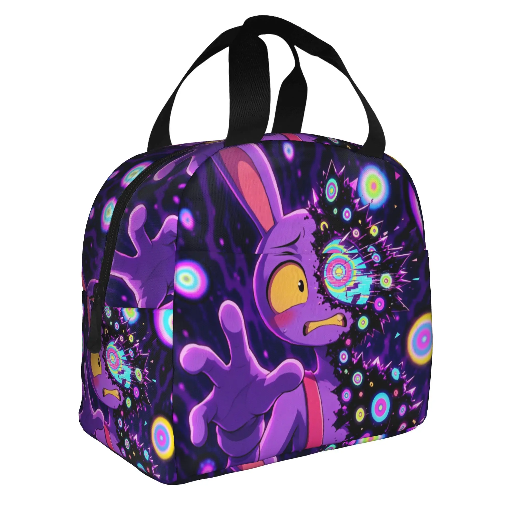 Jax D-Digitals Circus Lunch Bag Men Women Cartoon Clown Thermal Cooler Insulated Lunch Boxes for School