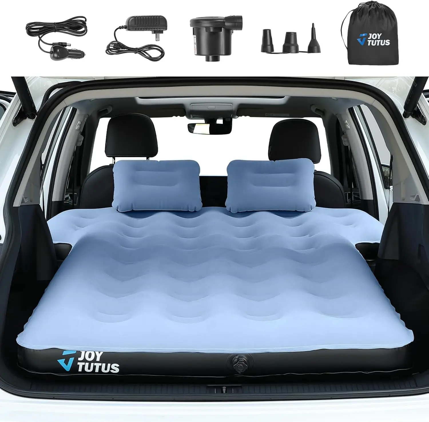 

SUV Air Mattress for Car Camping, Upgraded Flocking and Extra Thick Oxford Surface Car Air Mattress, SUV Camping Tent Accessorie