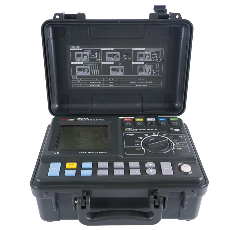 

MS2308 Advanced Earth Resistance Tester Confirm and Inspect the Grounding Engineering 3 Pole/4 Pole Earthing-resistance Testing