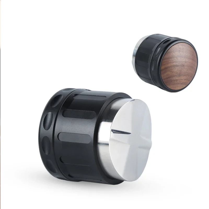 

Coffee cloth powder dispenser stainless steel powder hammer 58mm universal single head adjustable shaping filling press