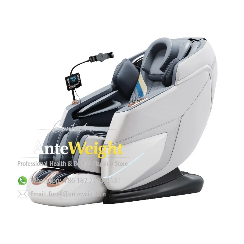 

Full Body Electric Massage Chair, Space Capsule with Robotic Hands & Airbags | Heated Shiatsu Recliner for Home Relaxation