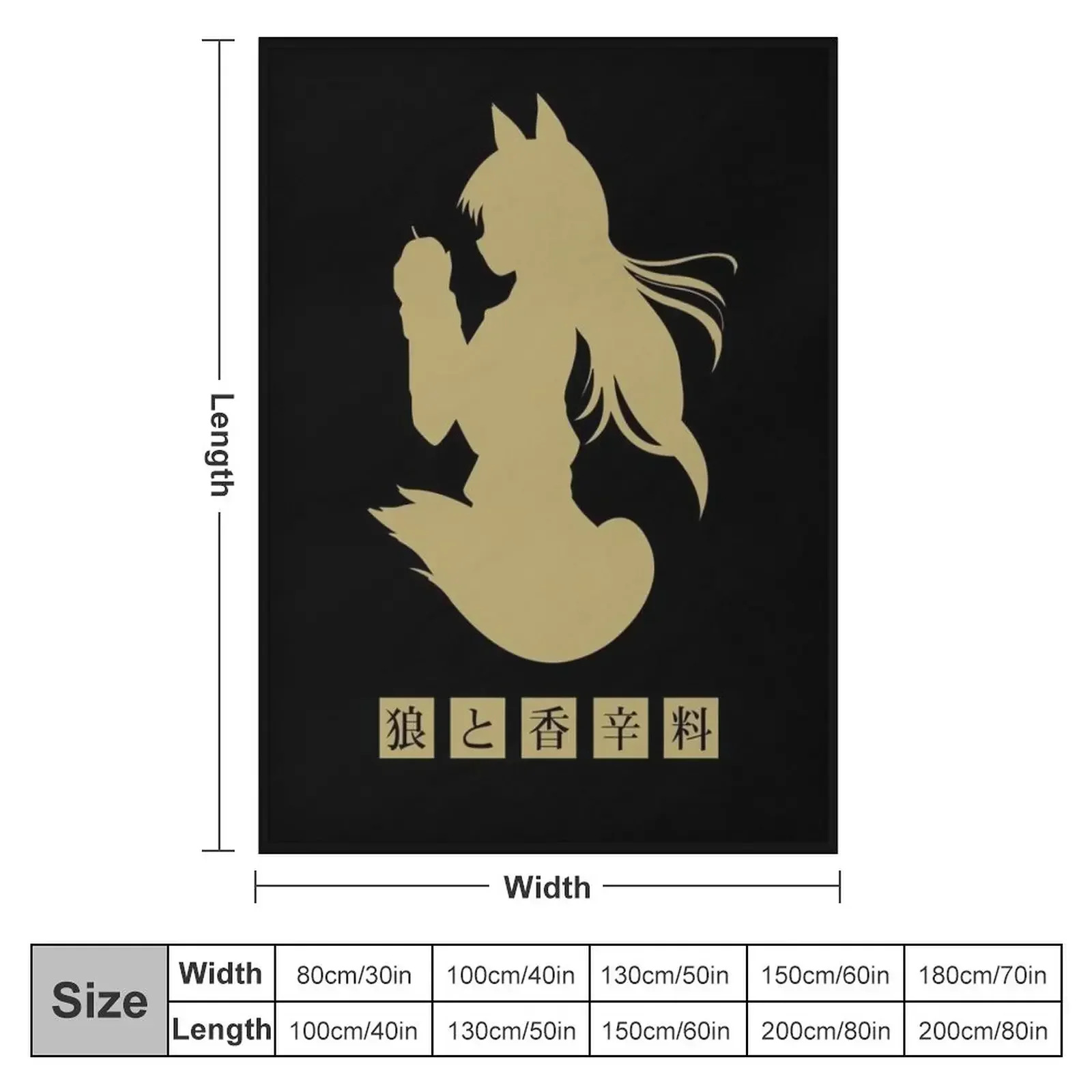 Wise Wolf (Golden) Throw Blanket Blankets For Sofas Hairys Blankets