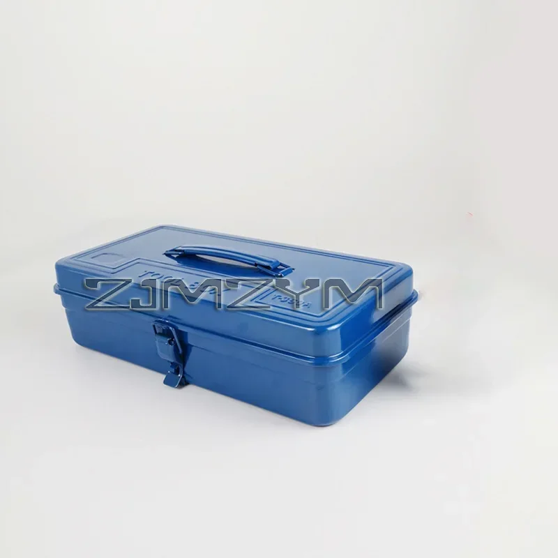 Metal Toolbox Multi-functional Household Portable Electrician Hardware Storage Box Iron Tools Container