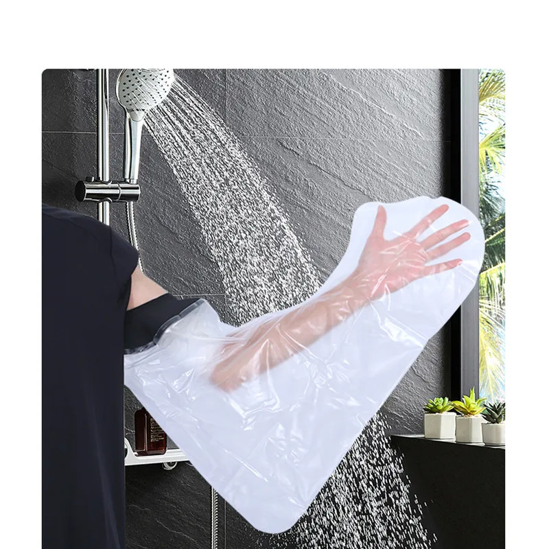 Adult Secruity Protection Case For Postoperative Bathing Reusable Personal Waterproof Sleeve