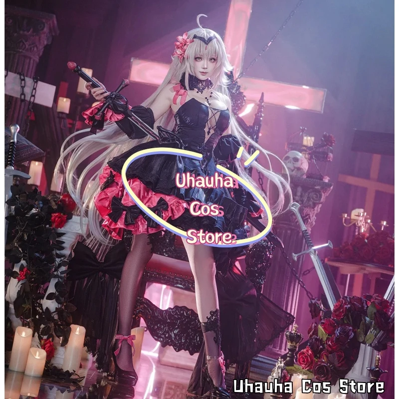 

Костюм для косплея UCosS*/FGO «Новогодний арт» Жанны Д'Арк Альтер, женский наряд для аниме-игр, платье для ролевых игр в альтернативном мире