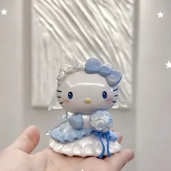 三麗鷗可愛Hello Kitty娃娃玩具浪漫婚禮系列動漫桌面擺飾女孩節慶生日禮物 10 最佳銷售 Hello Kitty婚禮 - №2