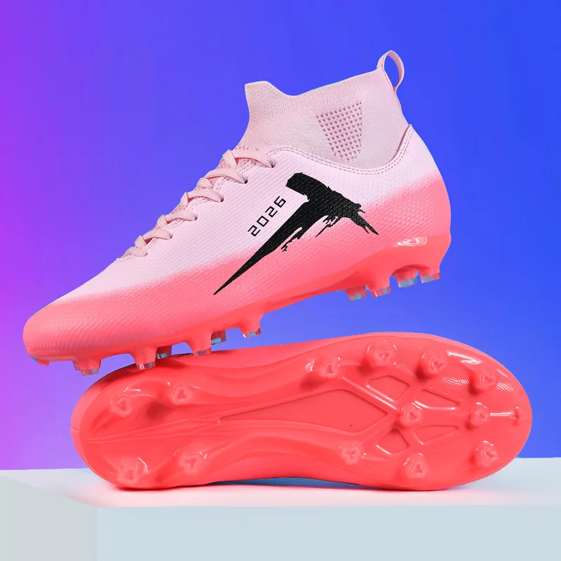 

New Men Women Professional Football Boots Ultralight Hot Sale Cleats Soccer Shoes Unisex Futsal High-quality TF/FG Sneakers