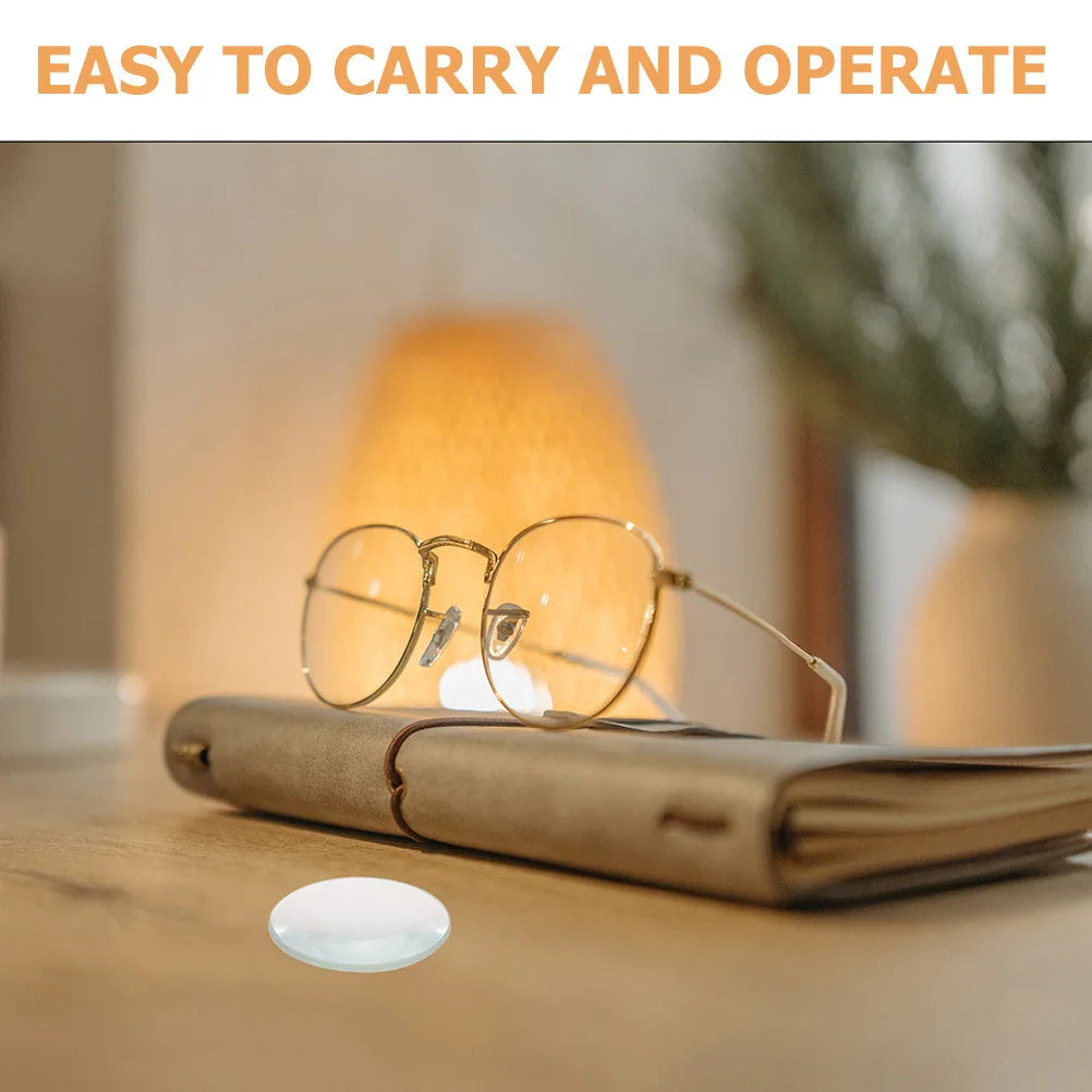 2 pezzi 30mm 50mm lunghezza focale doppia lente convessa vetro ottico trasparente strumento didattico di fisica lenti in vetro ottico