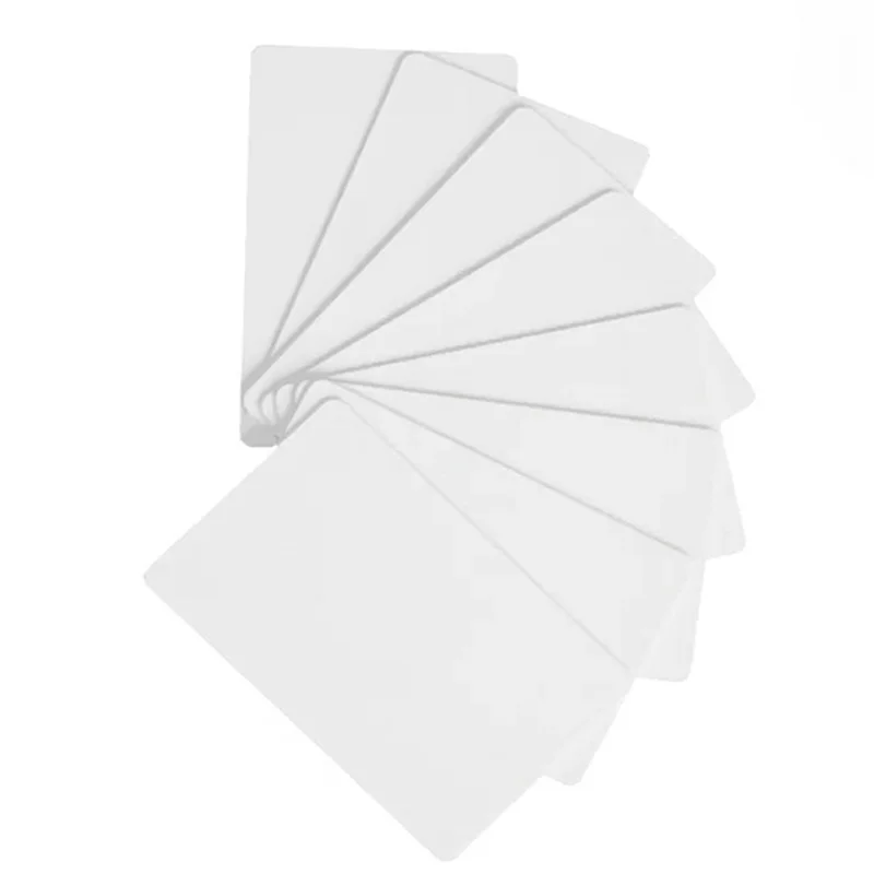 ABUO-S50 Chip 50Pcs 13.56Mhz White Card IC Contactless Access Card Attendance Proximity Card