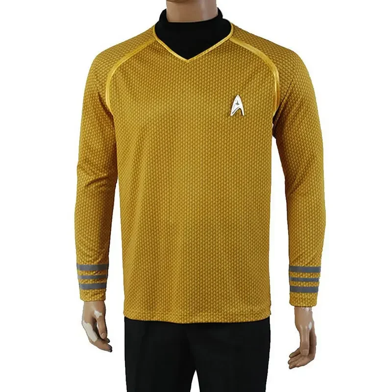 Startreks Kostüme Cosplay ST Captain Kirk Gold Erwachsene Männer Cosplay Kostüme Für Halloween