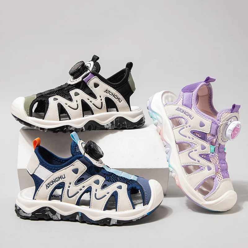 

Sport Sandal Cute Flat Comfortable Breathable Non-Slip Casual Walking Soft Sole Sports Shoes Summer Beach Sandals for Kids