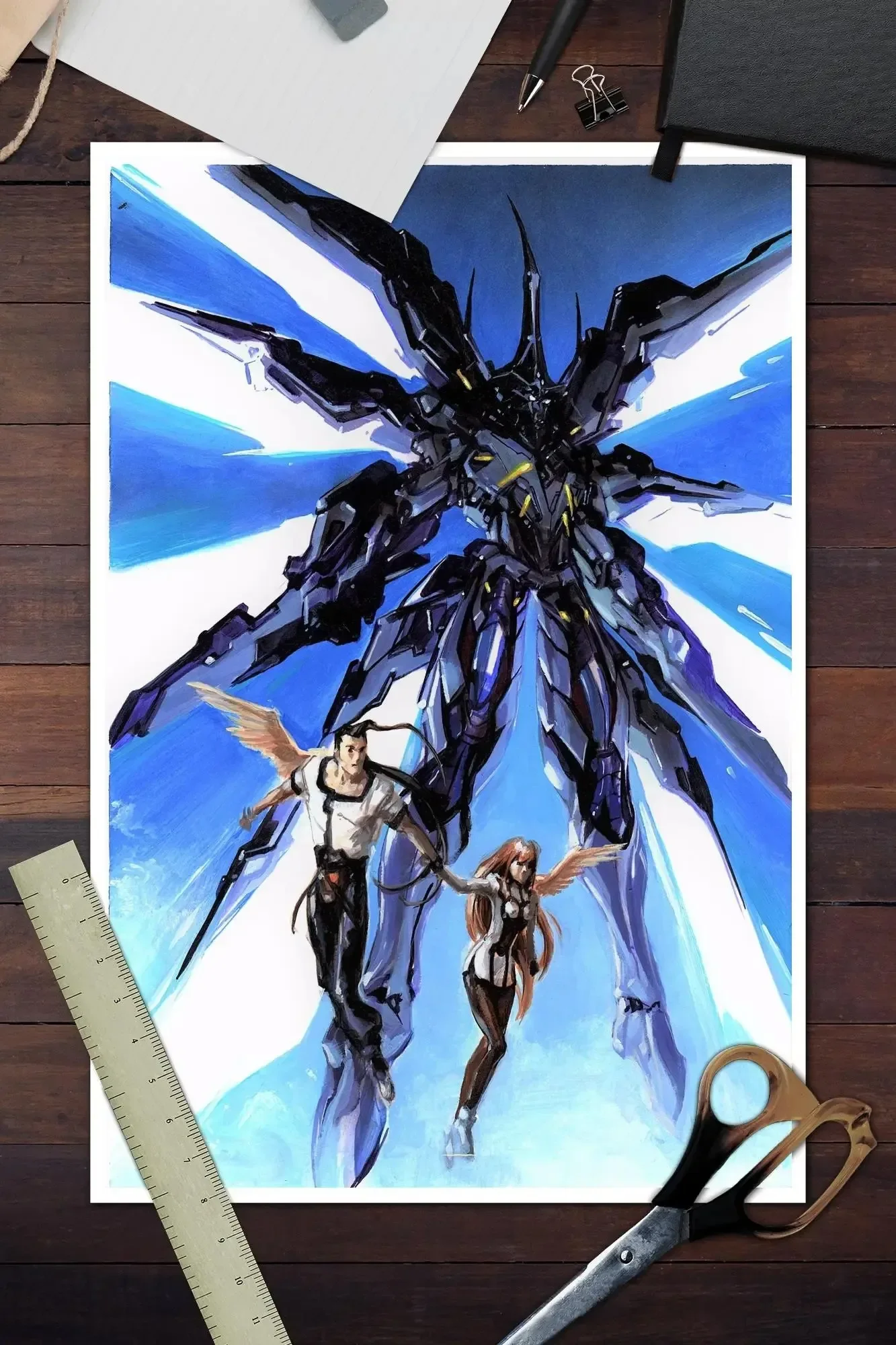 Xenogears-Póster de juego de Anime, imágenes artísticas de pared impresas, pintura en lienzo, decoración del hogar para sala de estar y dormitorio