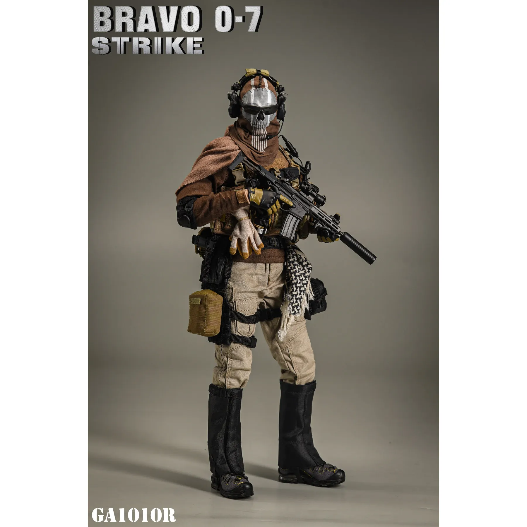 

GA1010R BRAVO 0-7 1/6 Scale Soldier Set Model for12'' SAS Ghost Desert