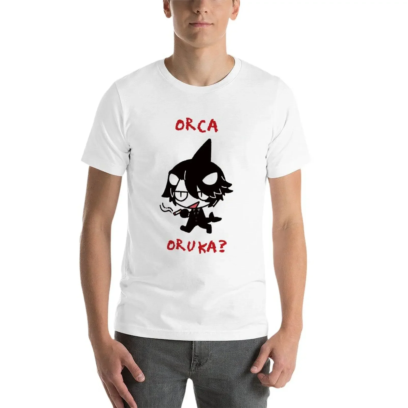 IDATE!!! T-shirt ubrania anime topy męskie śmieszne koszulki