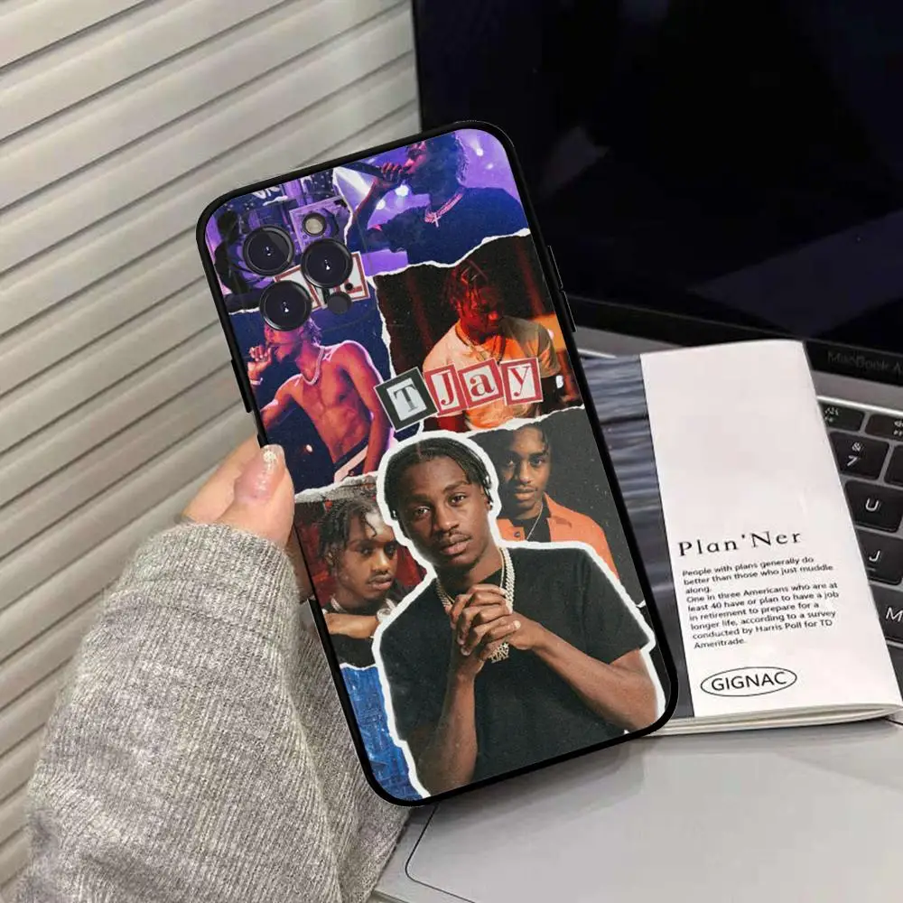 Rapper Lil Tjay Phone Case Silicone Soft for iphone 15 14 13 12 11 Pro Mini XS MAX 8 7 6 Plus X XS XR Cover