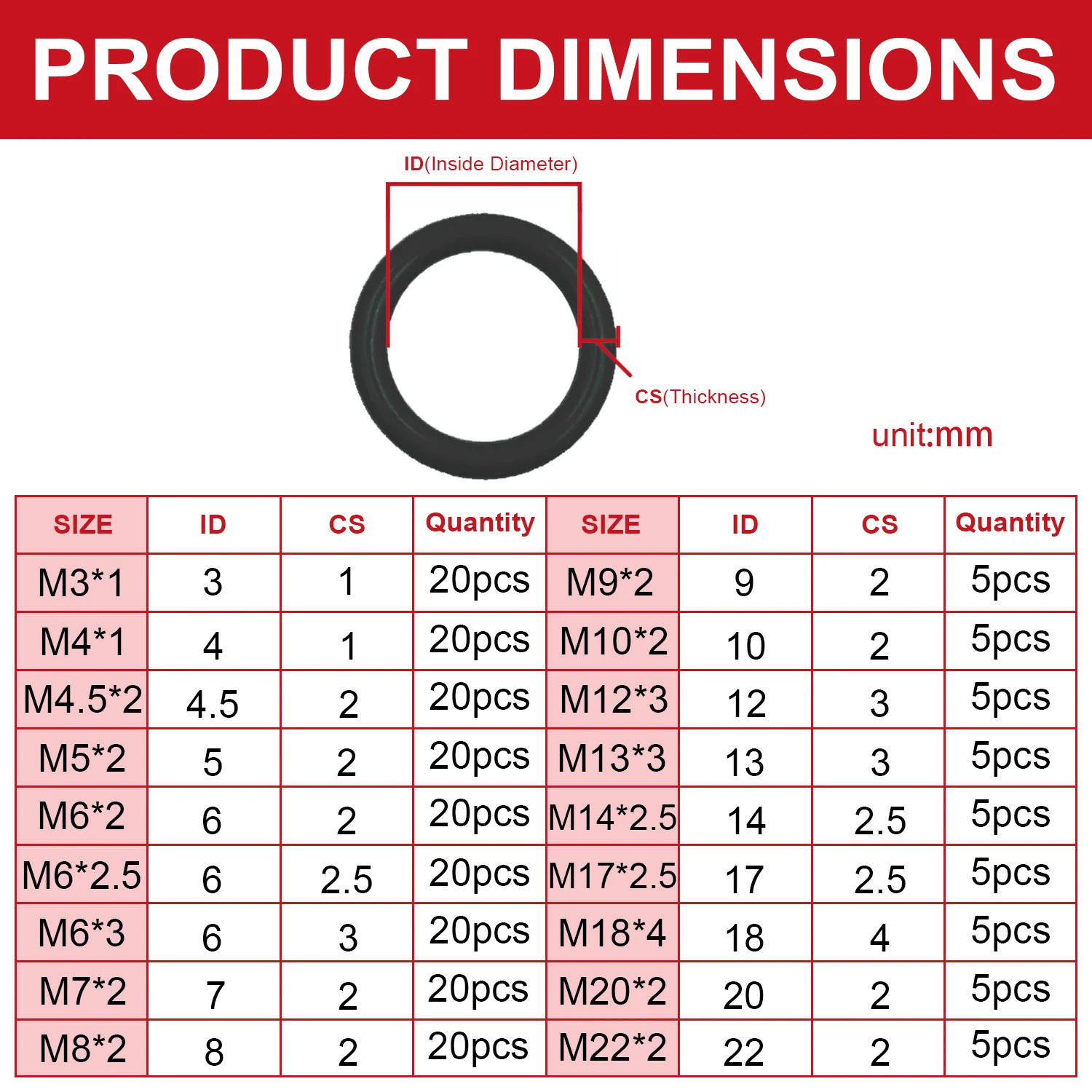 VKKM Green and Black Rubber O-Rings Set - 225-279 Pieces, Various Sizes for All Sealing Needs