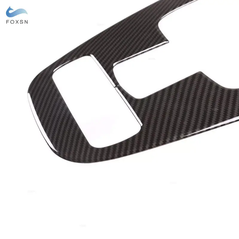 For Mercedes Benz GLE W167 GLS X167 2020 Car Interior Carbon Fiber Center Console Gear Shift Panel Cover Decoration