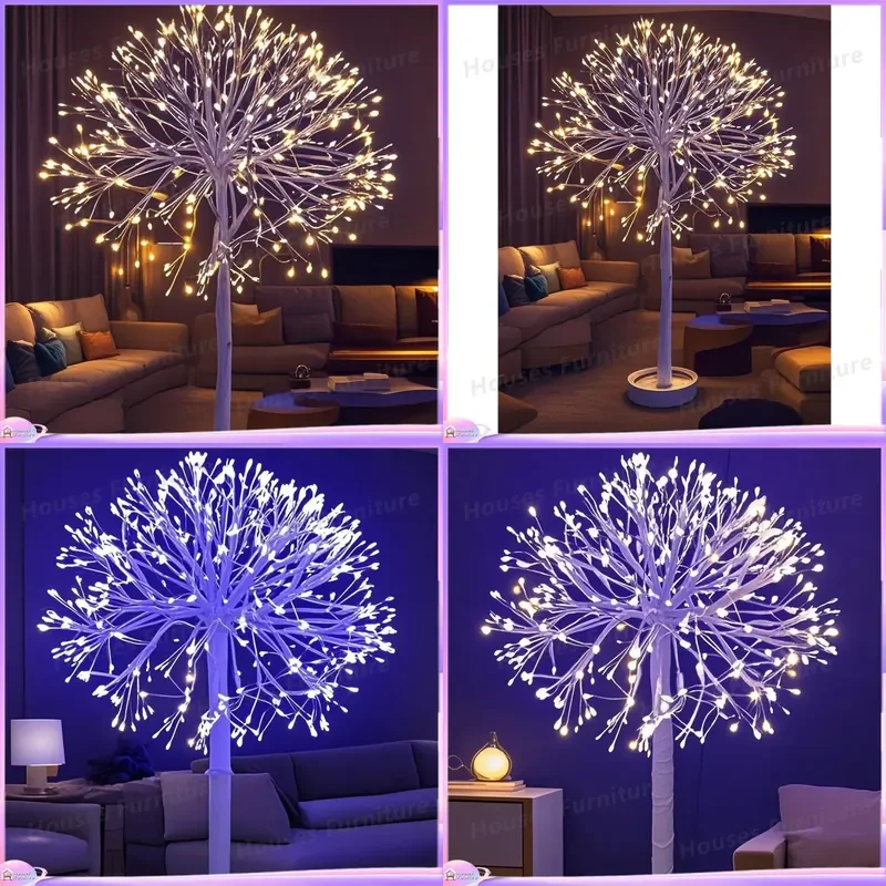 For Modern Dandelion Floor Lamp LED Standing Light Creative Ambient Lighting Decorative Living Room Bedroom Hotel Home