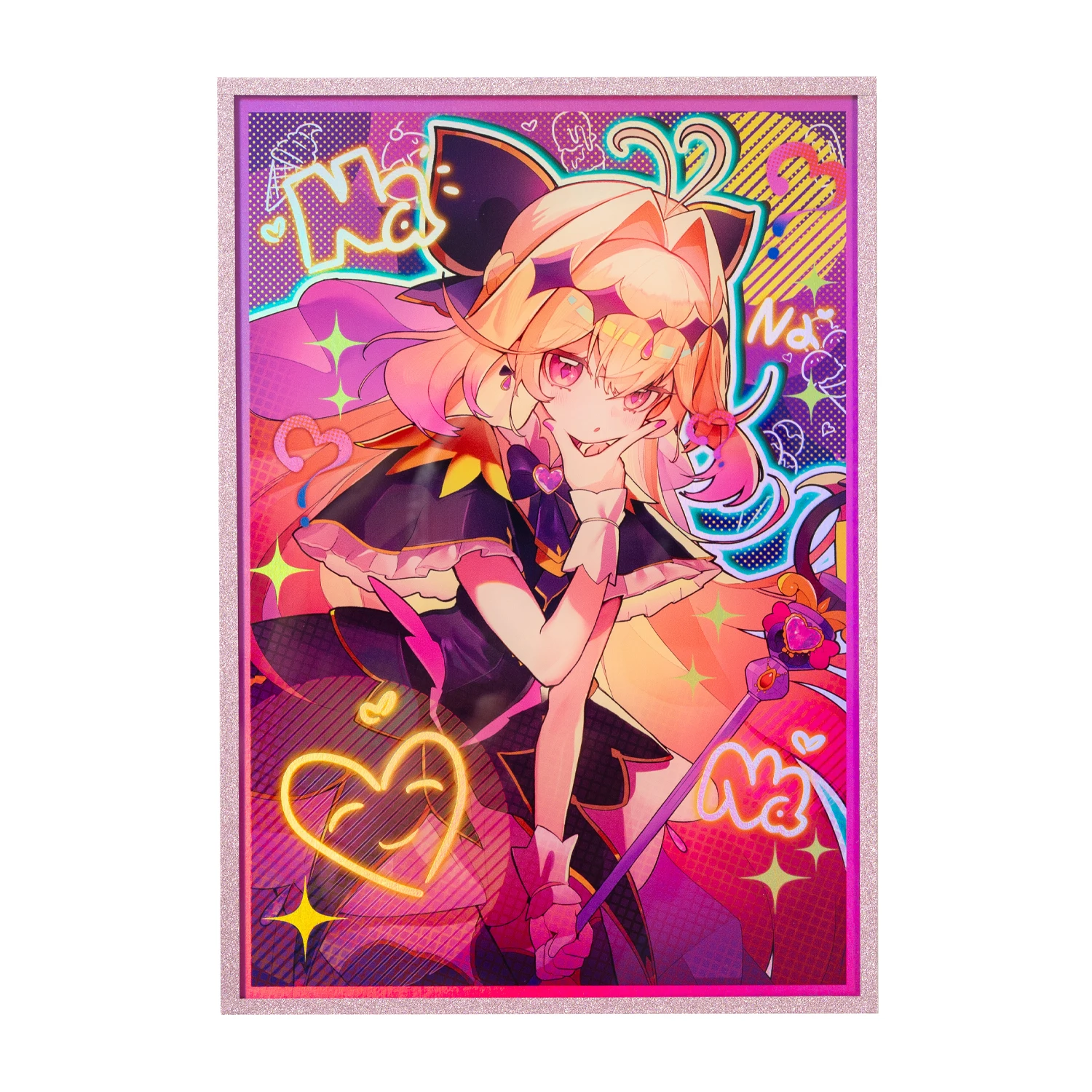 Diy Self Made Yu-Gi-Oh! Elfnote Lucina Acrylic Glitter Paper Witchcrafter Madame Rilliona Collection Card Anime Cards Gift Toys