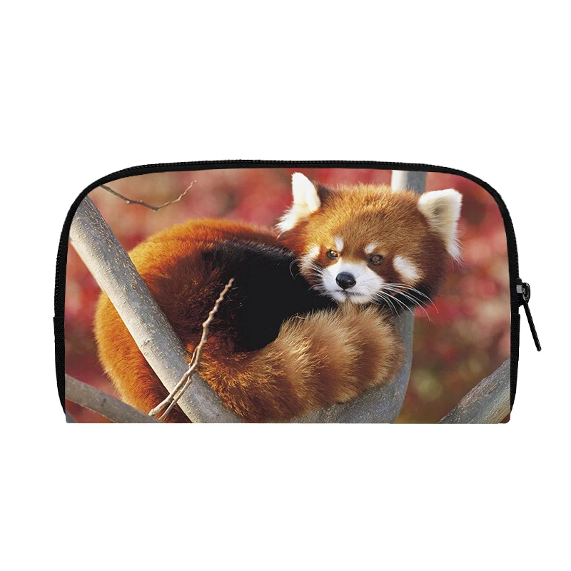 Kawaii Animals Panda Pattern Wallet Red Panda Purses ID Credit Card Phone Holder Women Coin Money Bag Casual Long Wallets Gift