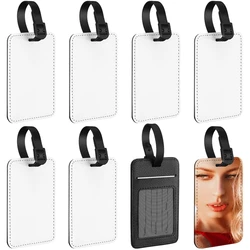 Sublimation Luggage Tags Blank Suitcase Tags Travel ID Tags Heat Transfer Bag Tags Business ID Card Holder