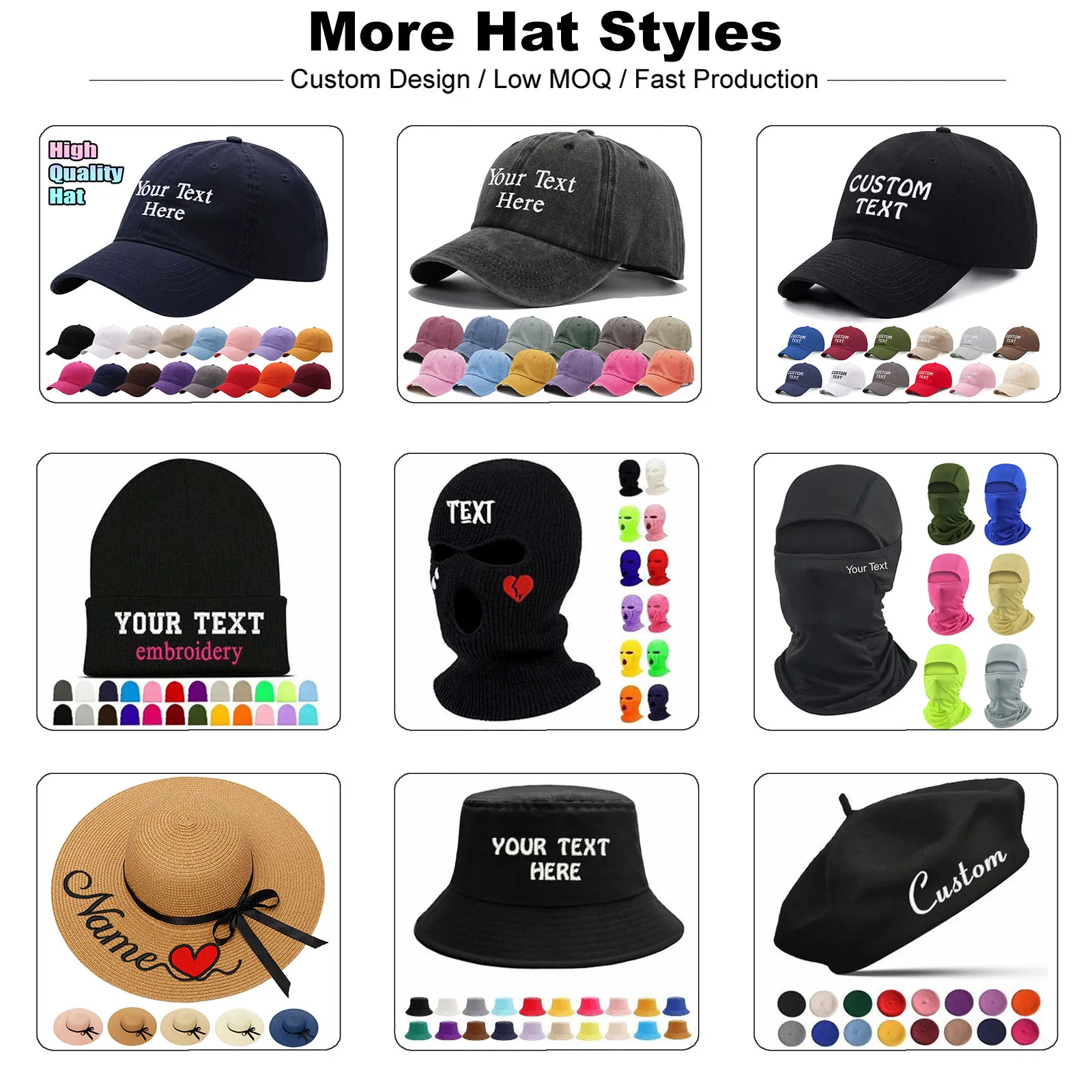 Personalisierte benutzerdefinierte Beanies Hüte mit Stickerei Text Logo für Männer Frauen warme Winter gestrickte Manschette Beanie Cap Dropshipping – Detail 15