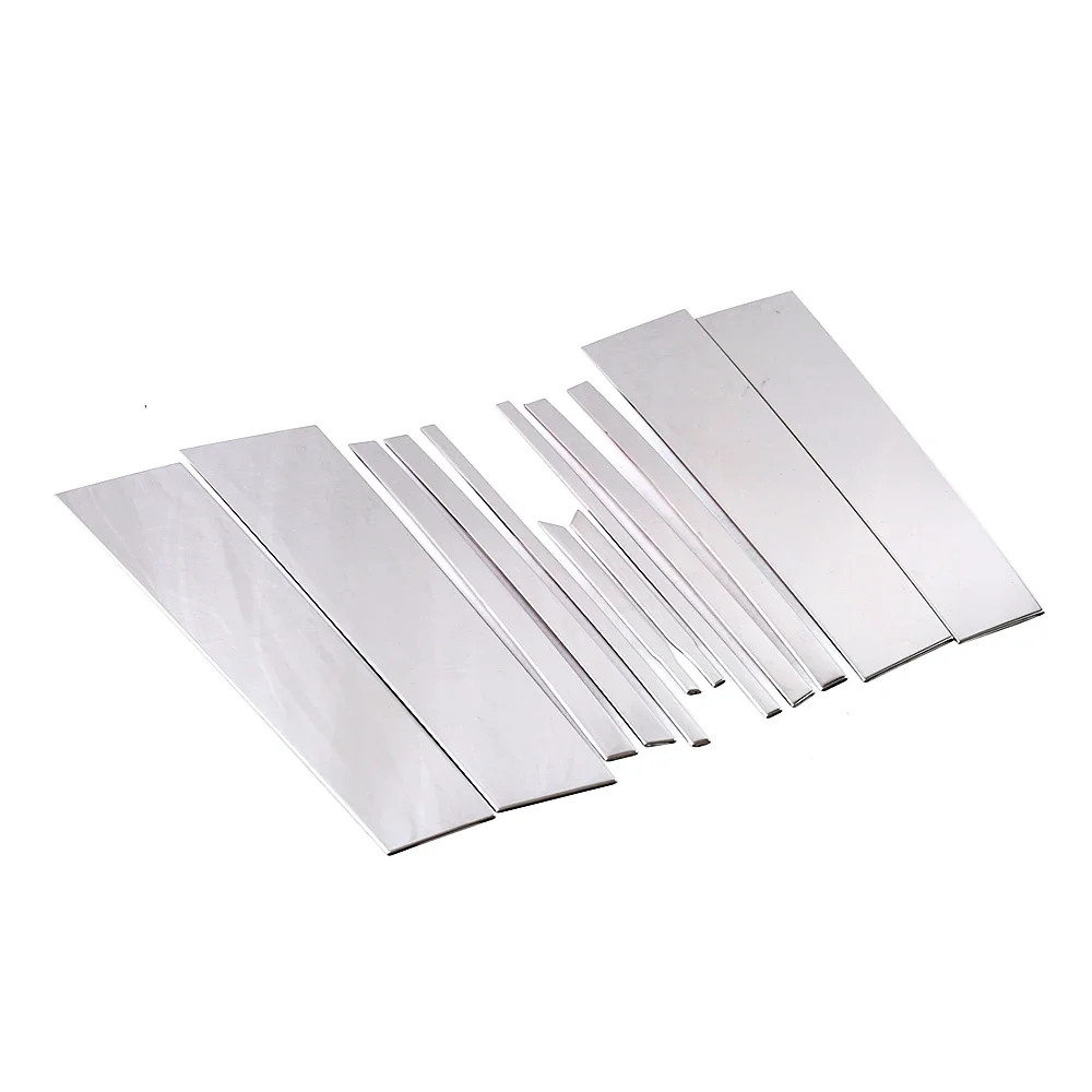 For Volkswagen VW Tiguan MK2 2017-2019 Accessories Chrome Window Pillar Strip Cover Trim Stainless Steel Center Pillars Sticker