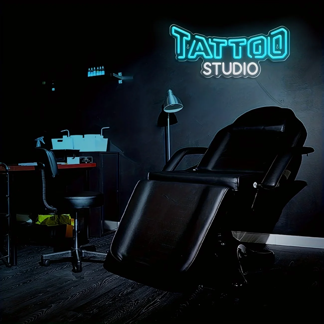 Tattoo Studio Sign for Tattoo Parlor, Living Room, Bar & Business Signage, Vibrant Display,Home Decorators, Business Owners