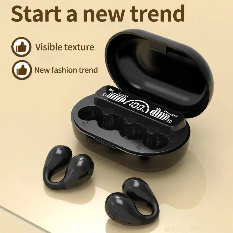 S16 Wireless Bluetooth Earphone Headphones Outdoor Sport Headset 5.3 With Charging Bin Display Touch Control Earbuds for Music